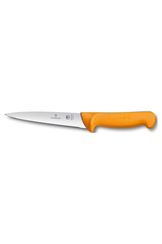 Victorinox 5.8412.18 18cm Swibo Eğik Kenar Doğrama Bıçağı Siyah