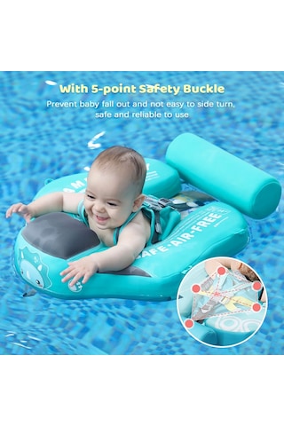 Mambobaby Bebek Yüzücü Şamandıra Şişirilemez Su Geçirmez Mt3374p-1 Pembe