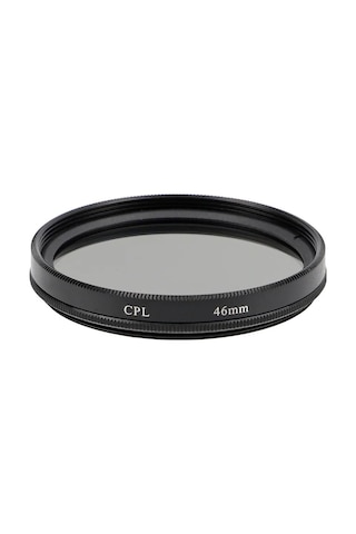 46mm Cpl Polarize Filtre Dairesel Polarizasyon, Yansıma Azaltıcı, Metal Çerçeve
