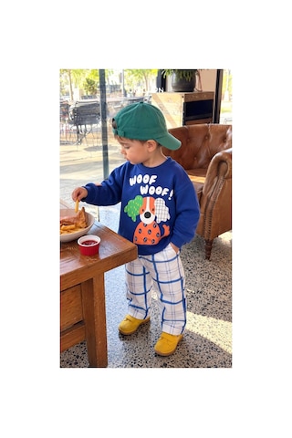 Unicornkids Woof Takım Mavi Mavi