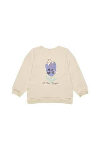 Antebies "mini Artist" Sweatshirt Eşofman Set Krem