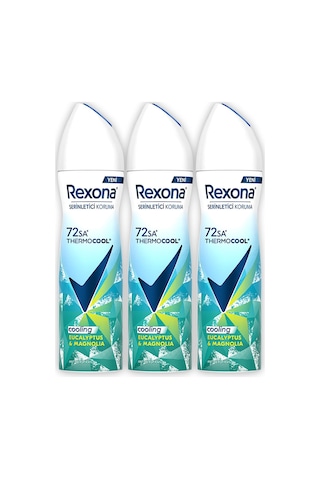 Rexona Thermocool Kadın Sprey Deodorant Eucalyptus & Magnolia 150 Ml X3