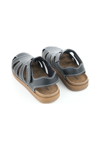 Gezer Yazlık Erkek Cırtlı Ayarlanabilir Rahat Taban Sandalet Gk1yme.00141.15.010.ı99 Siyah