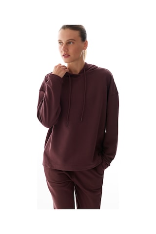 Penti Kahverengi Oversize Plain Uzun Kollu Sweatshirt Bn83
