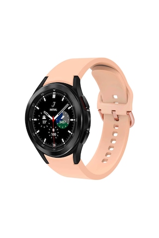 Galaxy Watch 4 Classic 42mm Krd-50 Uyumlu Zore Kordon-pembe