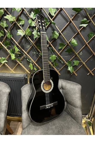 Outlet 4/4 Flatolu Siyah Klasik Gitar Orta Seviye Kılıf-pena Dahil