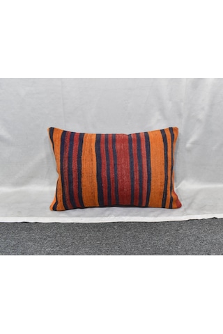 Zehra Abla Halı Yeni El Dokuma Dekoratif Kilim Kırlent Yastık Kılıfı 6237