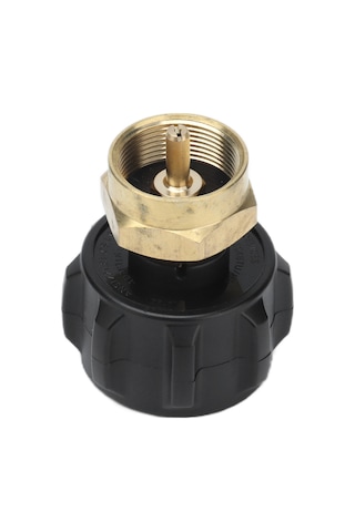 Moveevo Brass Propane Tank Refill Adapter - Qcc1 Pol Bağlantı Elemanı, Otomatik Kesme Özelliği, Dış Mekan Kamp Malzemesi, 1lb Lpg Silindirleri İçin