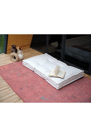 Prestigegolf Bisküvi Palet Minder Balkon Teras Beyaz