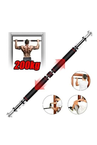 Mobee Koridor Barfiks Barı 80-130 Cm Ayarlanabilir Barfiks Çubuğu