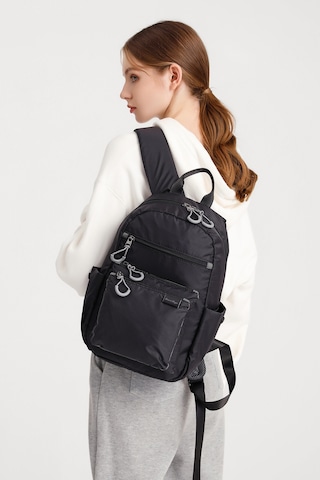 Smart Bags Siyah Günlük Orta Boy Hafif Kumaş Kadın Sırt Çantası Smart Bags Siyah Günlük Orta Boy Hafif Kumaş Kadın Sırt Çantası