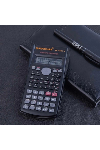 Kapaklı 240 Fonksiyonlu, Pilli Bilimsel Hesap Makinası Bx40 124-Pembe