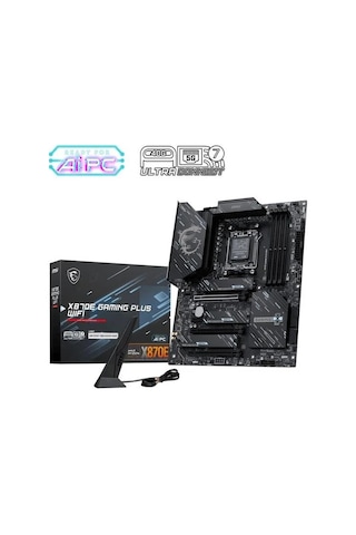 Msı X870e Gamıng Plus Wıfı-7 Ddr5 8200mhz Oc Hdmı Dp Pcıe 16x V5.0 Am5 Atx
