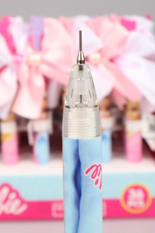 Dekomus İle Lisanslı Barbıe Tekli Fiyonklu Versatil Uçlu Kalem 0.7 Mm Pembe