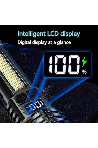 Conventions1 Heinast Yüksek Güçlü Led El Feneri Güçlü Type-c Renk