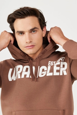 Wrangler Erkek Sweat W232257220 Kahve Kahverengi