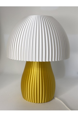 Elegant Abajur - Özel Tasarım Modern Ve Şık Masa Lambası - Gold Beyaz - Gold