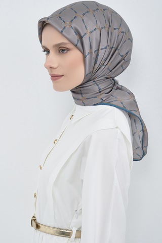 Armine Saf İpek Sura Eşarp-2026 İlkbahar-yaz- 953800d Gri