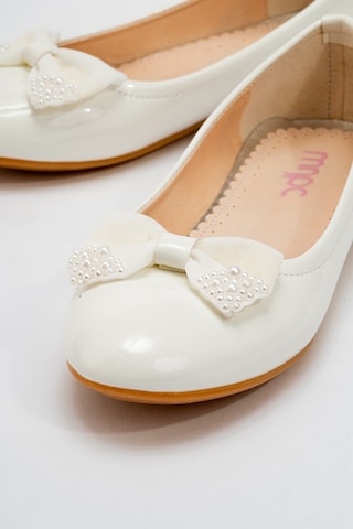 Mnpc Kız Çocuk Beyaz Fashion Babet 25y4b100531 Beyaz