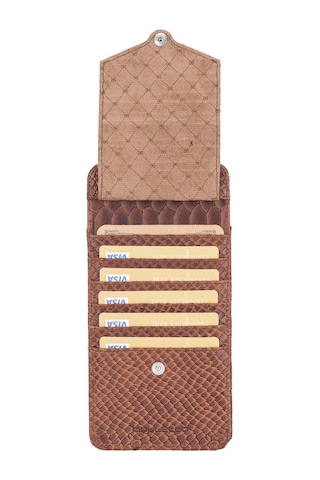 Bouletta Marlo 6.9 inch Uyumlu Deri Askılı Kılıf SN14 Kahve RFID