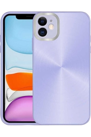 Apple Uyumlu iPhone 11 Kılıf Kamera Korumalı Sert Zore Desa Kapak Lila