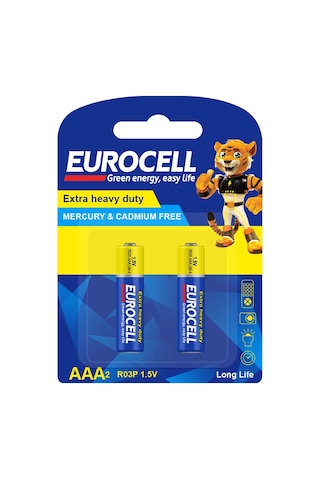 Eurocell- Aaa2 R03p 1.5 V İnce Kalem Pil