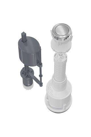 Mega 3004 Basmalı Rezarvuar İç Takımı Beyaz - Gri