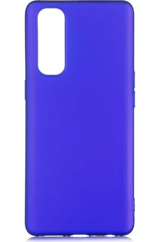 Oppo Reno 4 Pro 4g Kılıf Zore Premier Silikon Kapak Saks Mavi