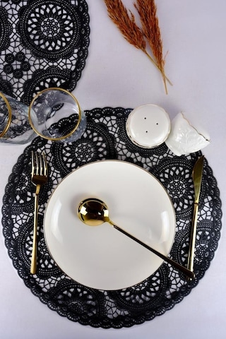 Digithome 6 Lı Amerikan Servisi Supla Yuvarlak Siyah Acr-001 C320.33 Siyah