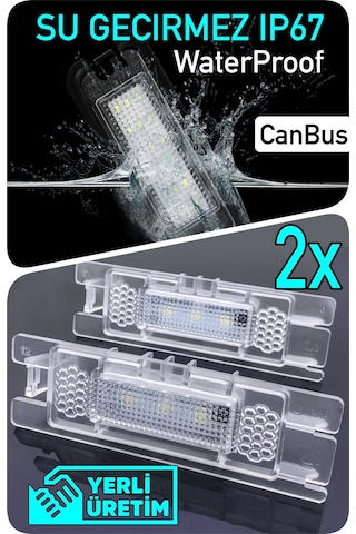 Fıat Brava Hatchback 1995-2003 Canbus Led Plaka Aydınlatma Ledi Lambası