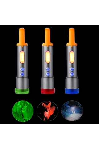 Powerdex Pd-3900 Çok Fonksiyonlu Şarjlı Askılı El Feneri 1000 Lümen 3 Renk Başlıklı
