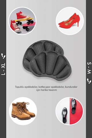 Active Team Topuk Koruma Numara Küçültme ve Ayakkabı Vurma Önleyici Ped