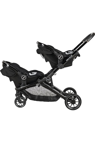 Prego İbiza Plus Travel Sistem İkiz Bebek Arabası 2223 Siyah