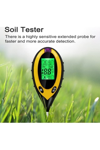 Irfora 4in1 Dijital Toprak Analiz Cihazı Çok Fonksiyonlu Toprak