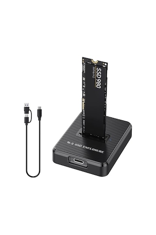 Elmpaly M06 M.2 Nvme Ve Sata Usb-c Genişletme Dock'u - 2280/2260/2242/2230 Ssd Okuyucu