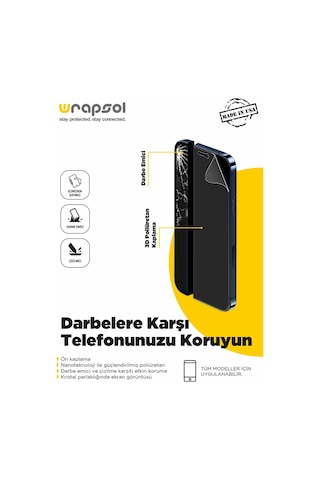 Oppo Reno 10 Pro Darbeye Dayanıklı Ekran Koruyucu Poliüretan Film