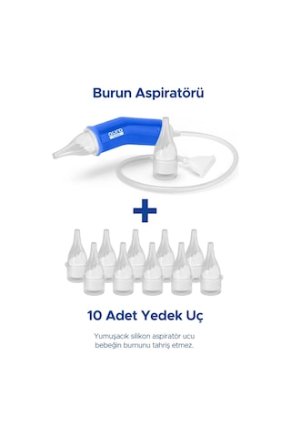 Bebek Burun Aspiratörü ve 10 Adet Yedek Uç