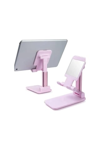 Sarossa Masa Üstü Telefon Ve Tablet Tutucu Pembe