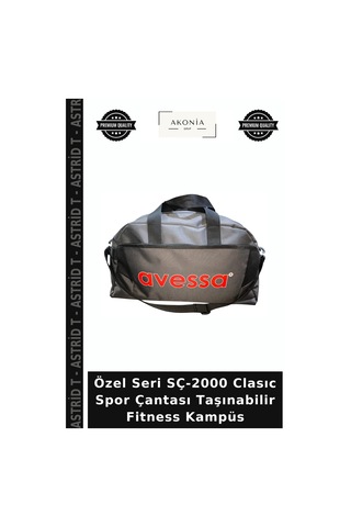Astrid T Özel Seri Sç-2000 Clasıc Spor Çantası Taşınabilir Fitness Kampüs Diğer
