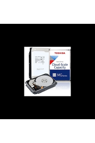 Toshıba Enterprıse, Mg10afa22te, 3.5", 22tb, 512mb 7200 Rpm, 7/24 Güvenlik, Data Center, Nas, Server