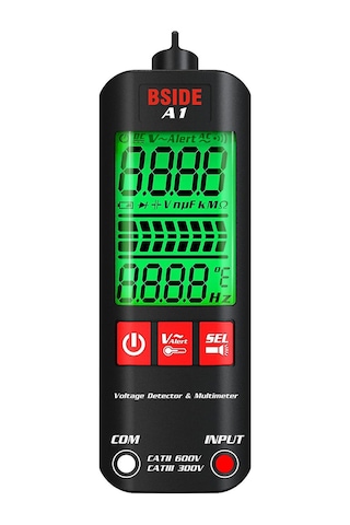 Bside A1 Mini Multimetre Lcd Dijital Test Cihazı Voltaj Dedektörü