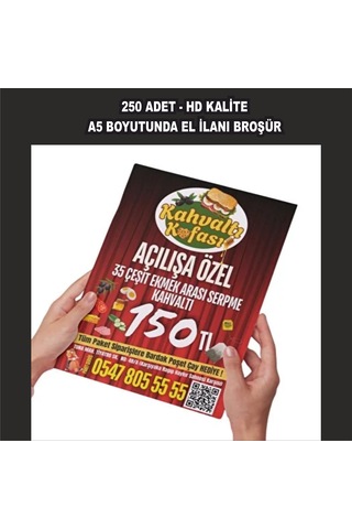 El İlanı / Reklam Broşürü / Tasarım Bizden / Ücretsiz Tasarım