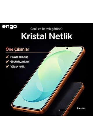 Samsung Galaxy S26 Fe İle Uyumlu Ekran Koruyucu Sm-s741b Nano Parlak 9h Kırılmaz Esnek Cam Çizilmeye Dayanıklı Şeffaf