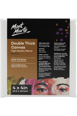 Mm Premium Kanvas Çam Çerçeve Dt 10.2x10.2cm
