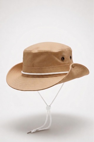 Mollycrush Premium Trekking Outdoor Şapkası Camel Unisex Safari Balıkçı Model Camel
