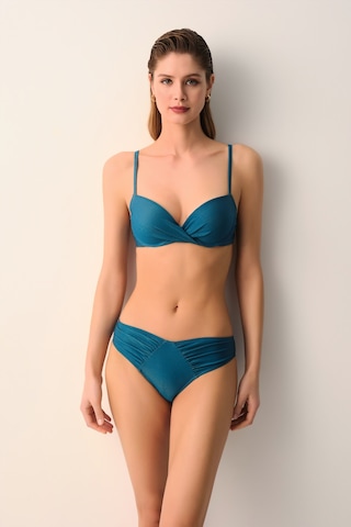 Suwen Ariel Push Up Balenli Bikini Üst Sb2696514271427 Petrol Yeşili