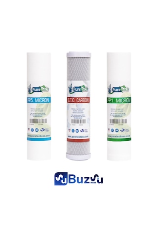 Puretech Su Arıtma Cihazı 3 Aşama Filtre Seti 493318818