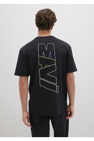 Mavi - Mavi Logo Baskılı Siyah Tişört 0612350-900 Siyah
