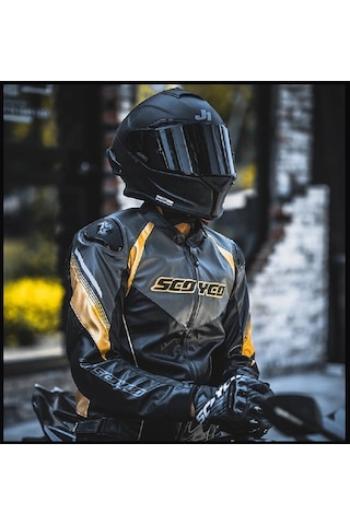 Scoyco 4 Mevsim Mont Jk187 Gold - 3xl