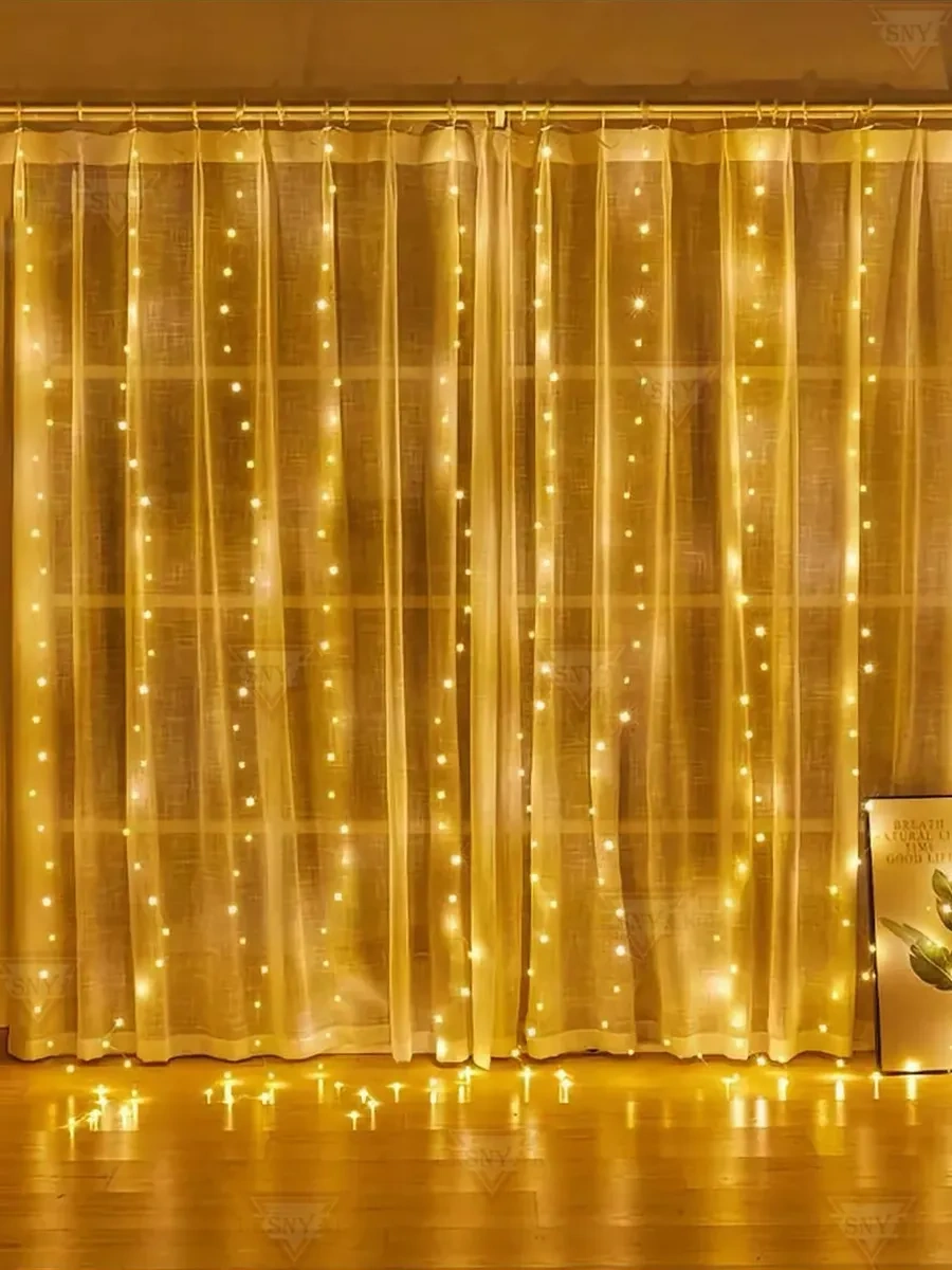 Lesnyak Perde Şerit 3x2 Usb Beyaz Sıcak Işık 188472226 Beyaz Sıcak